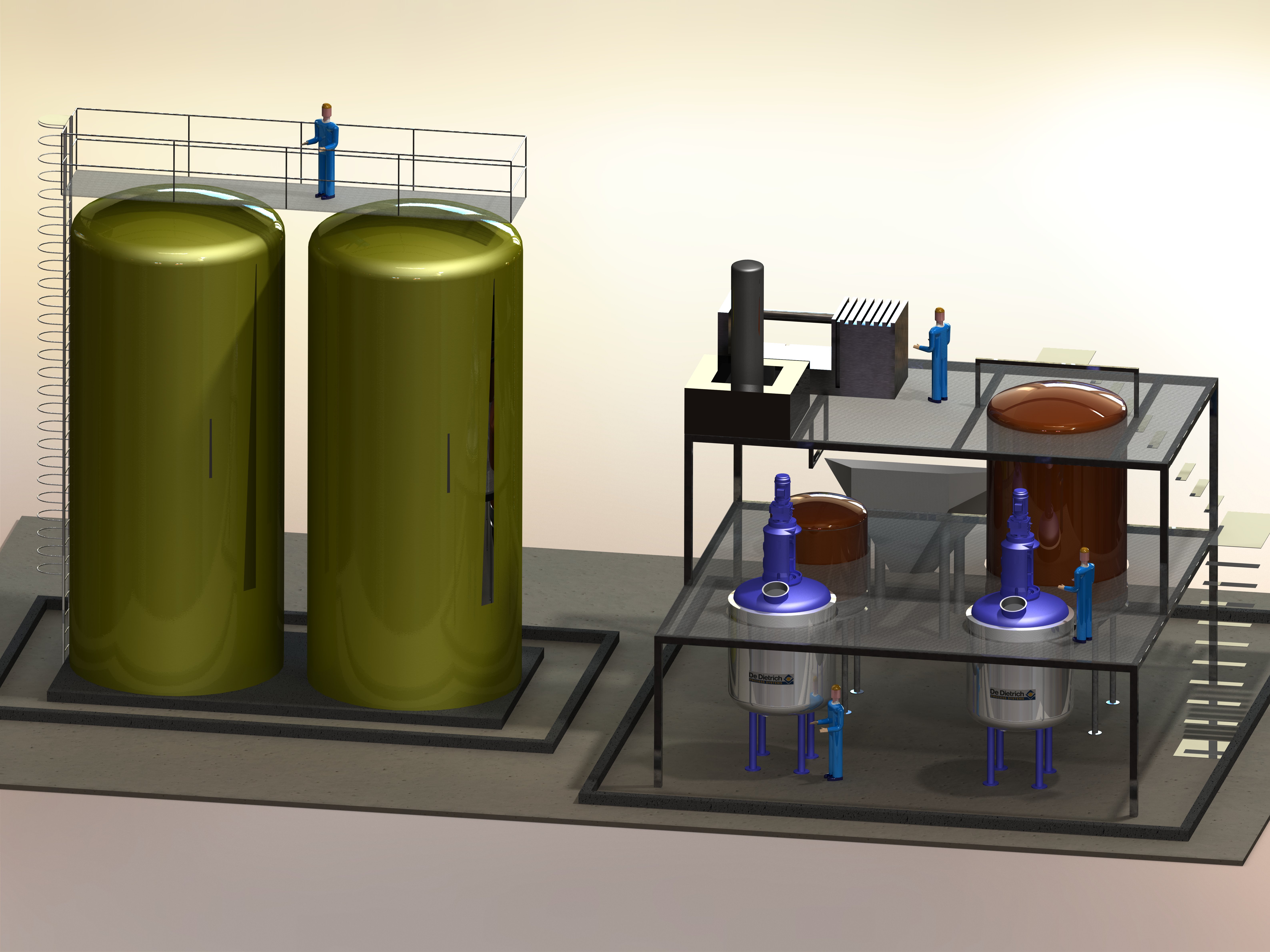 PAC production unit — 40,000 t/year liquid polyaluminum chloride